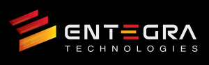 Entegra logo on black background